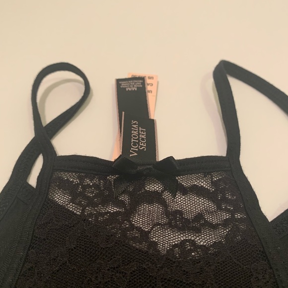 Victoria’s Secret • NWT Halter Pajama Blouse with Lace. Size medium - Picture 7 of 8